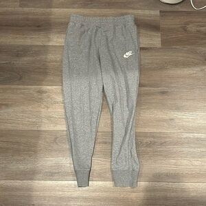 Grey Nike sweatpants